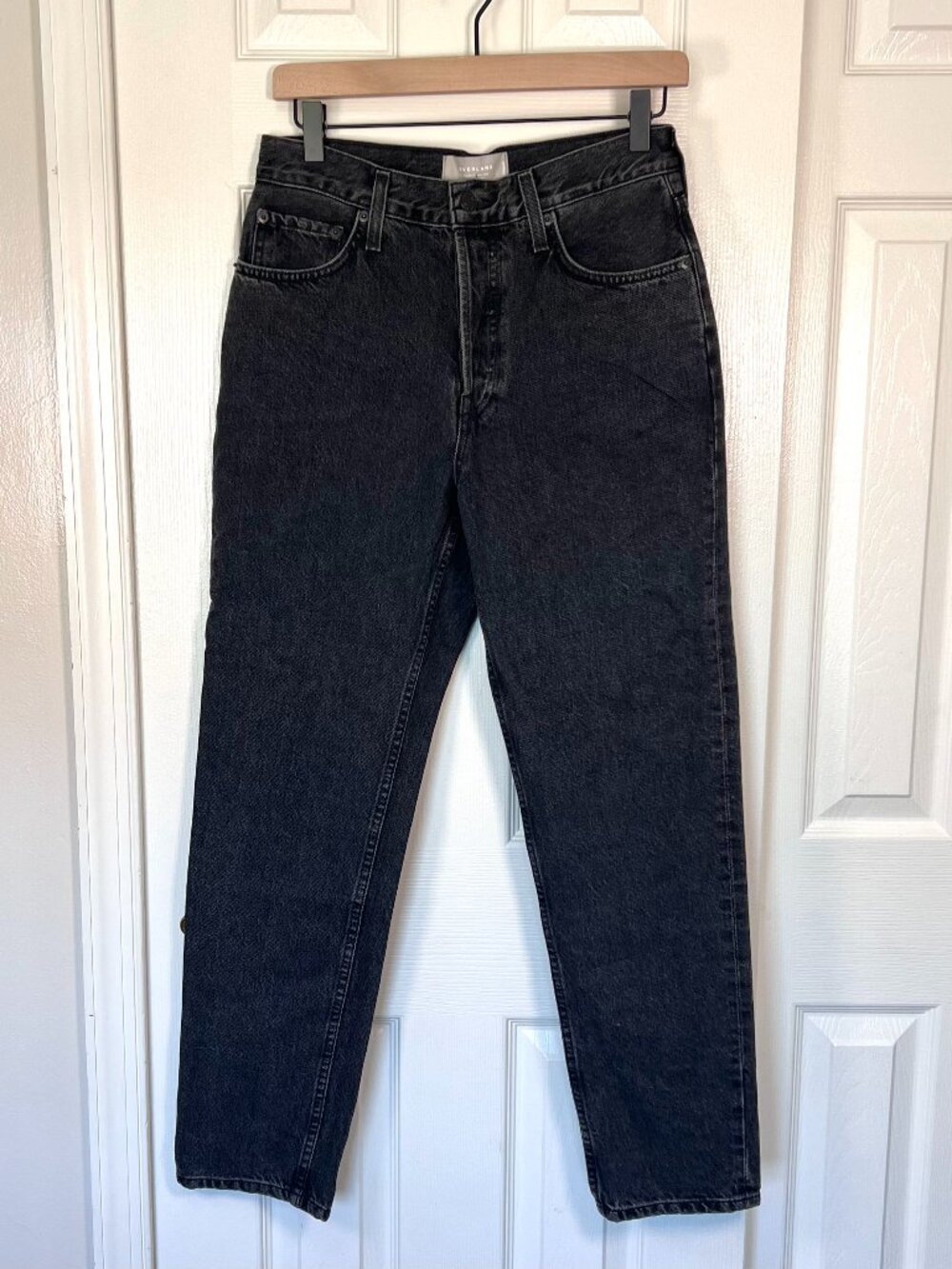 Everlane The 90's Cheeky Jean in Washed Black Size 27 NWT